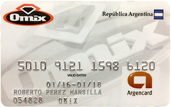 Tarjeta Omix Nacional